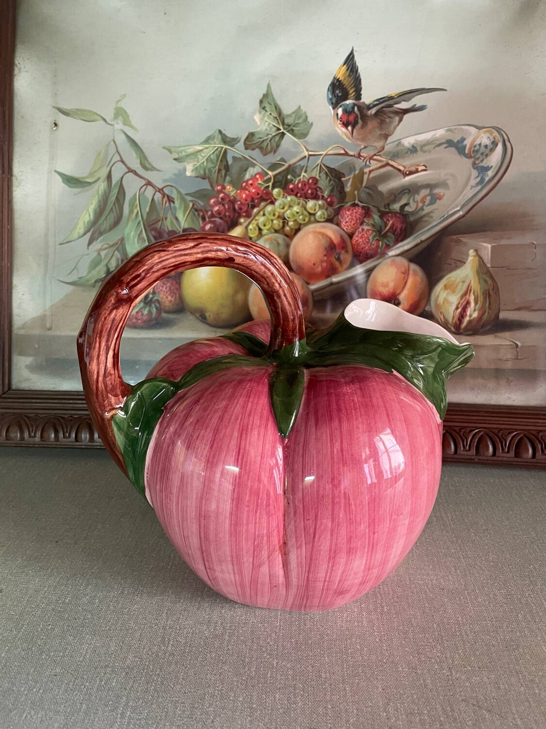 Vintage Tomato Pitcher