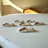 Set of 6 old Louis Sicard knife holders