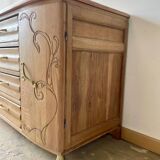 Vintage chest of drawers, 1930s, renovated