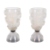 Design set of blown Murano glass table lamps by Barovier & Toso, 1950s