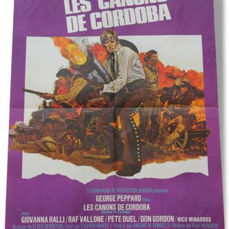 Affiche de cinéma originale "Les Canons de Cordoba"