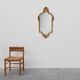 Mid-Century Baroque Style Gilded Mirror, France, 1950s