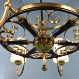 Lustre en laiton finlande 1950's