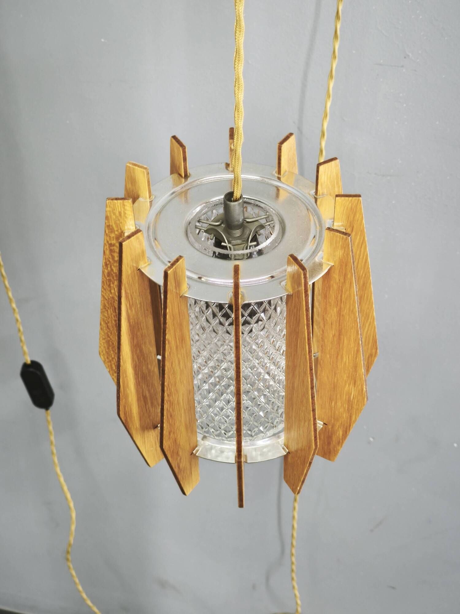 Pair of Dřevo Humpolec Adjustable Swing Arm Wall Lamps, 1960s