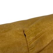 Mid-Century living room sofa in cognac , small model design