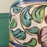 Cache-pot fleurs plante en céramique émaillée