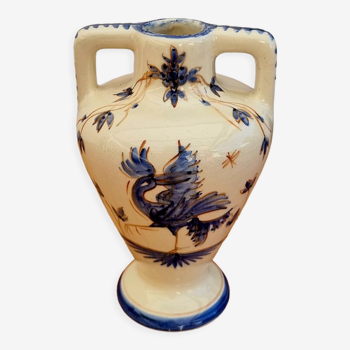 Vase of Grignan signed J.Peguet