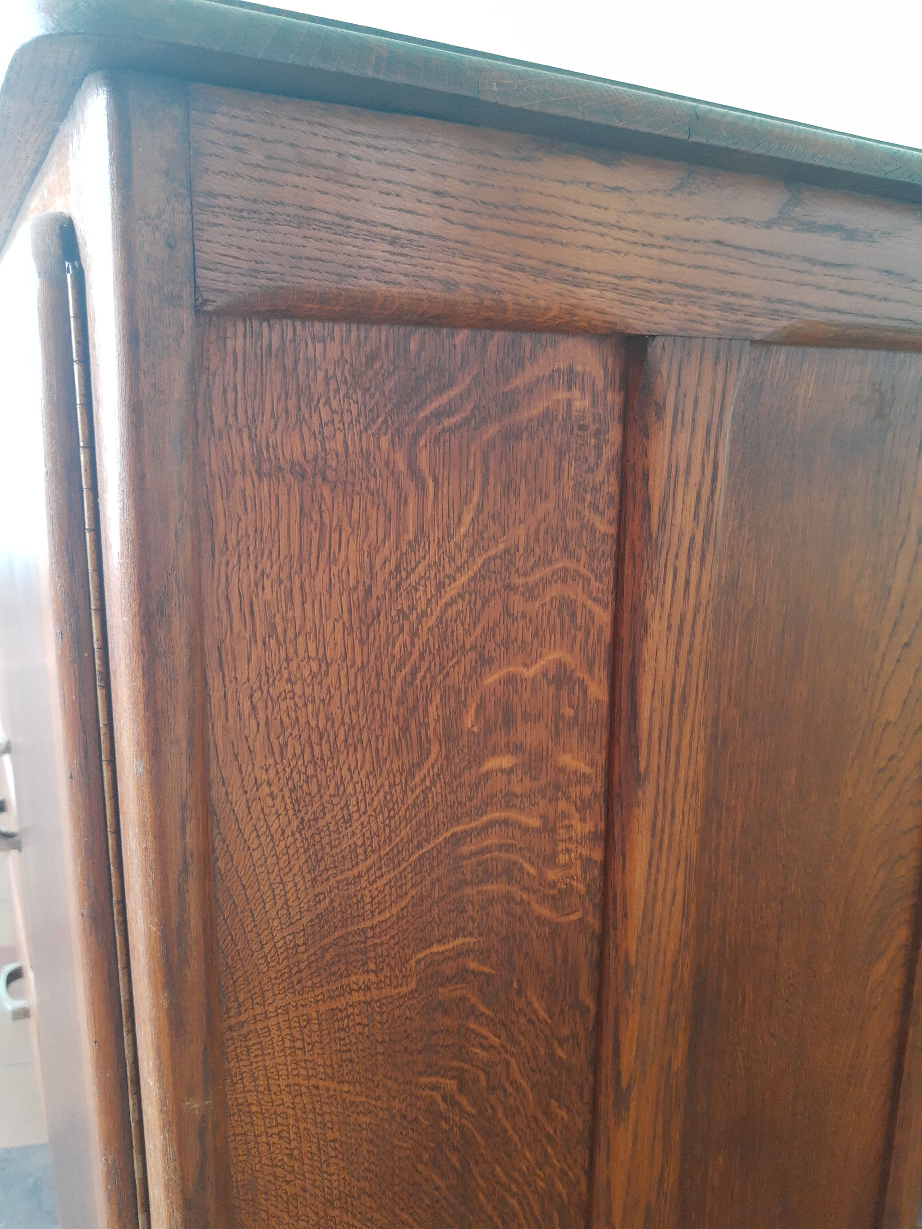 Vintage oak bottom mado sideboard