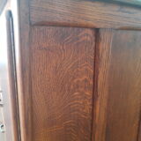 Vintage oak bottom mado sideboard