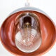 Vintage antracite industrial hanging light from TEP
