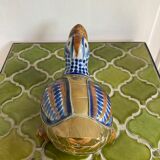 Brass duck and ceramic