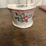 Wall vase in Islettes earthenware, 18th century