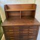 Craft furniture with vintage architect plans in solid oak