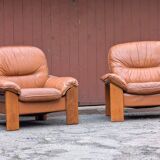 Pair of Armchairs by Mobilgirgi, 1970s