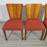 4 art deco dining chairs by Jindrich Halabala