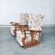 Set of High Wing Back Armchairs, 1900s
