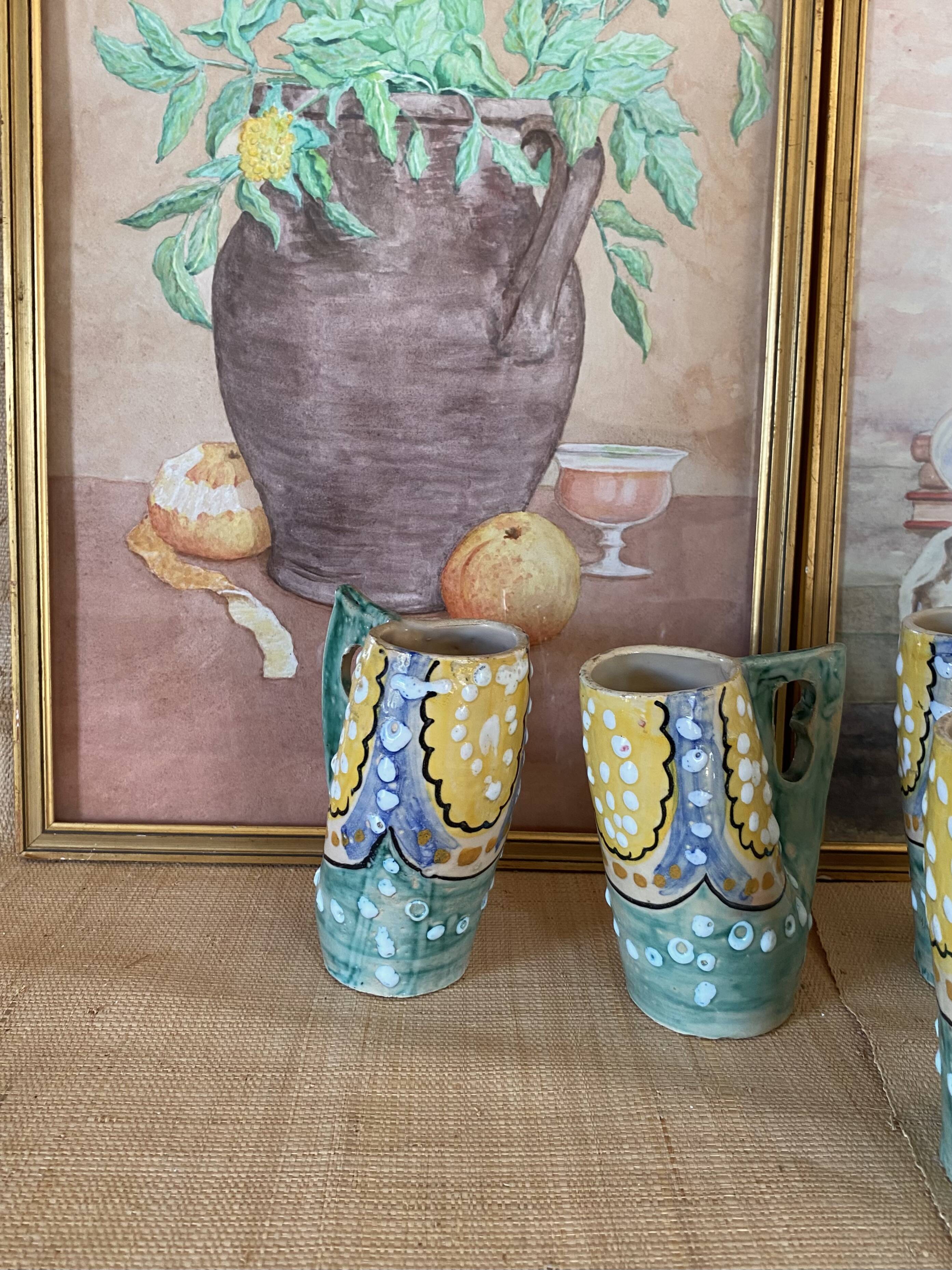 Still life illustration from the 70s under glass.