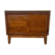 LOW FURNITURE RUSTIC SIDEBOARD MODERNIST ENFILADE HAS 2 DOORS IN CHENE - WIDTH 90 CM