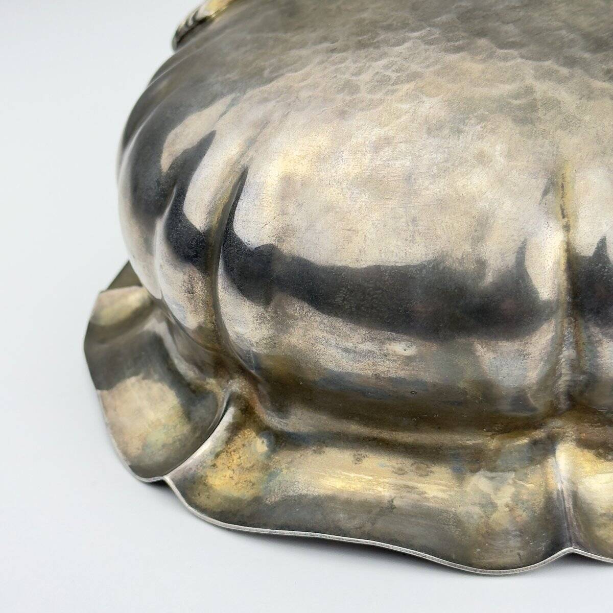 Vintage silver-plated bread basket, Italy, 1950s