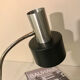 Lampe de table noire vintage sis, Modèle 861