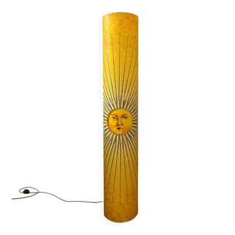 1990s Piero Fornasetti "Sun" Floor Lamp for Antonangeli, Follia Pratica Col
