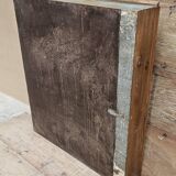 Old Art Deco display case in Burmese teak