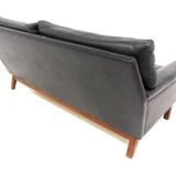 Canapé scandinave en cuir "Åland", Möbel-Ikéa, Suède, 1960
