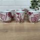 Set of 6 Country Corner coffee cups