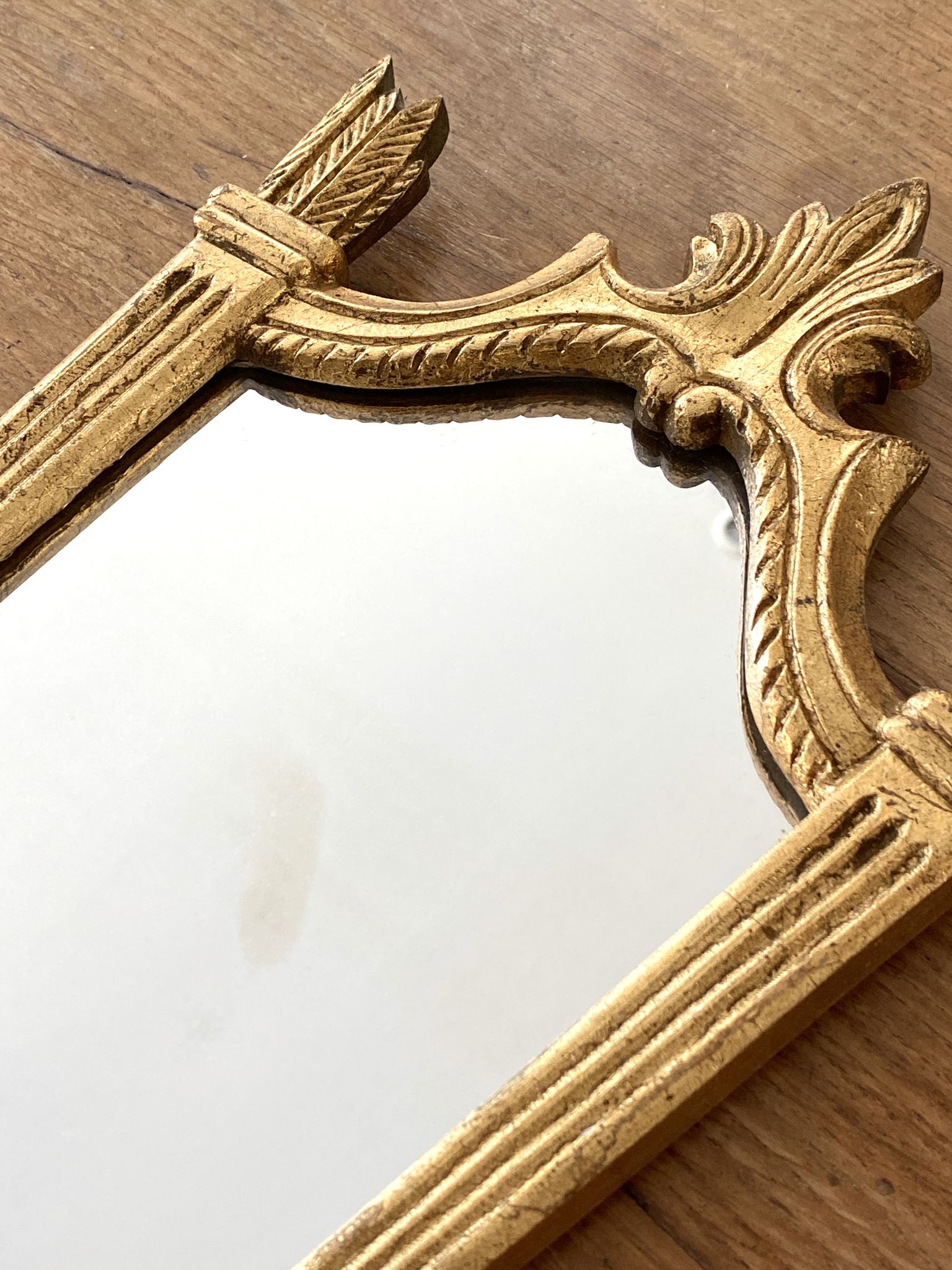 Golden mirror