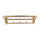 Wall coat rack Hollywood Regency style 1960s