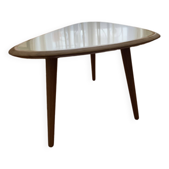 Small Red Edition coffee table in ecru lacquer