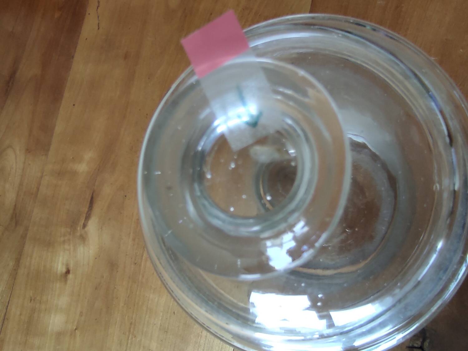 Antique glass candy box/jar