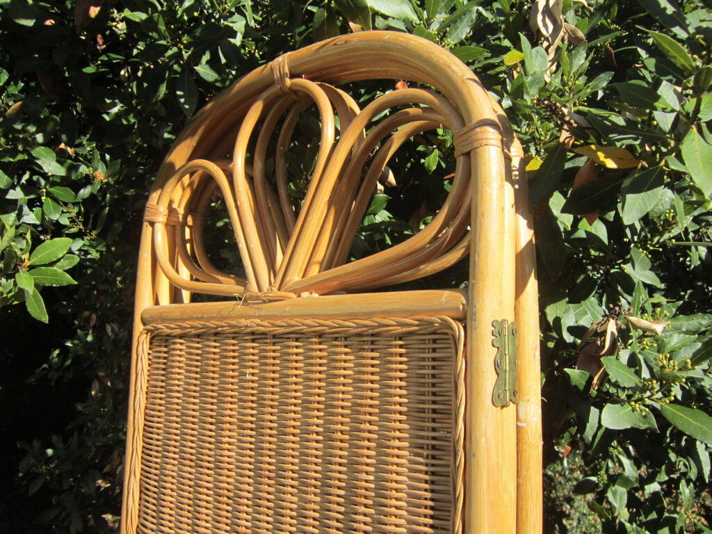 Rattan screen 70-80's