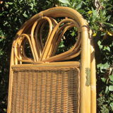 Rattan screen 70-80's