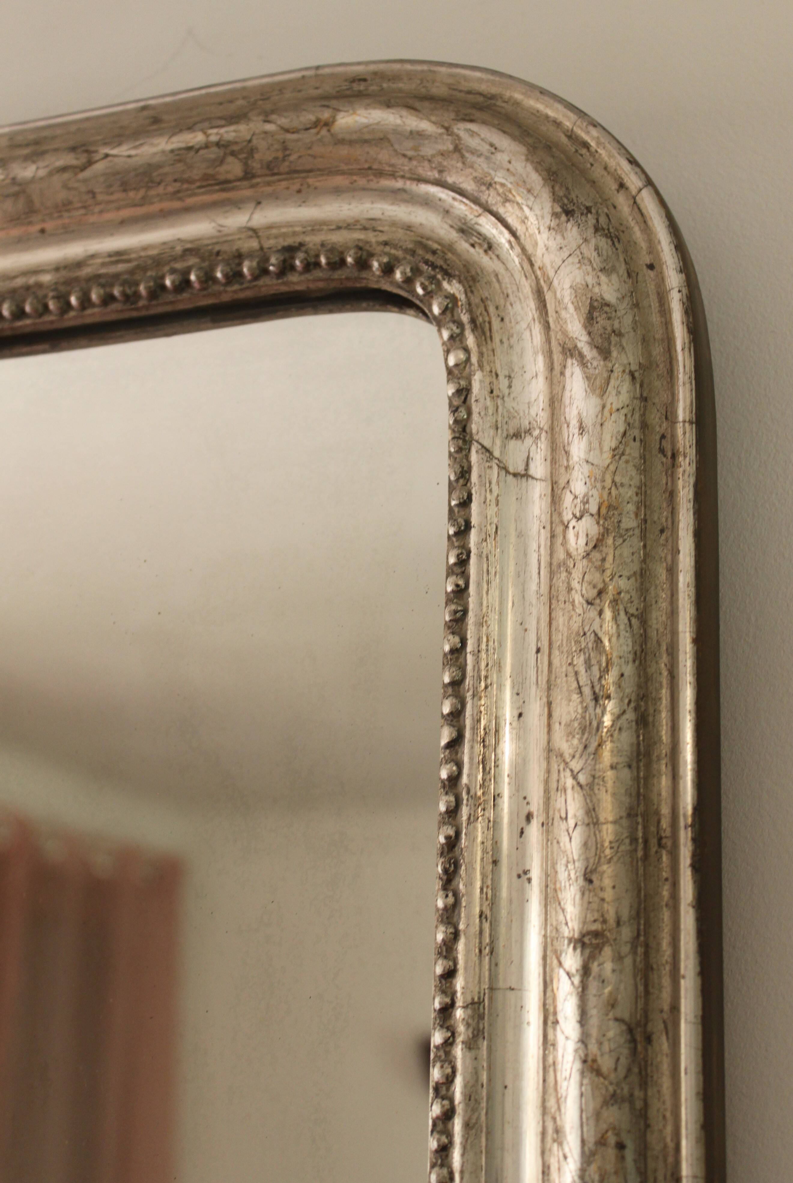 Louis Philippe silver mirror