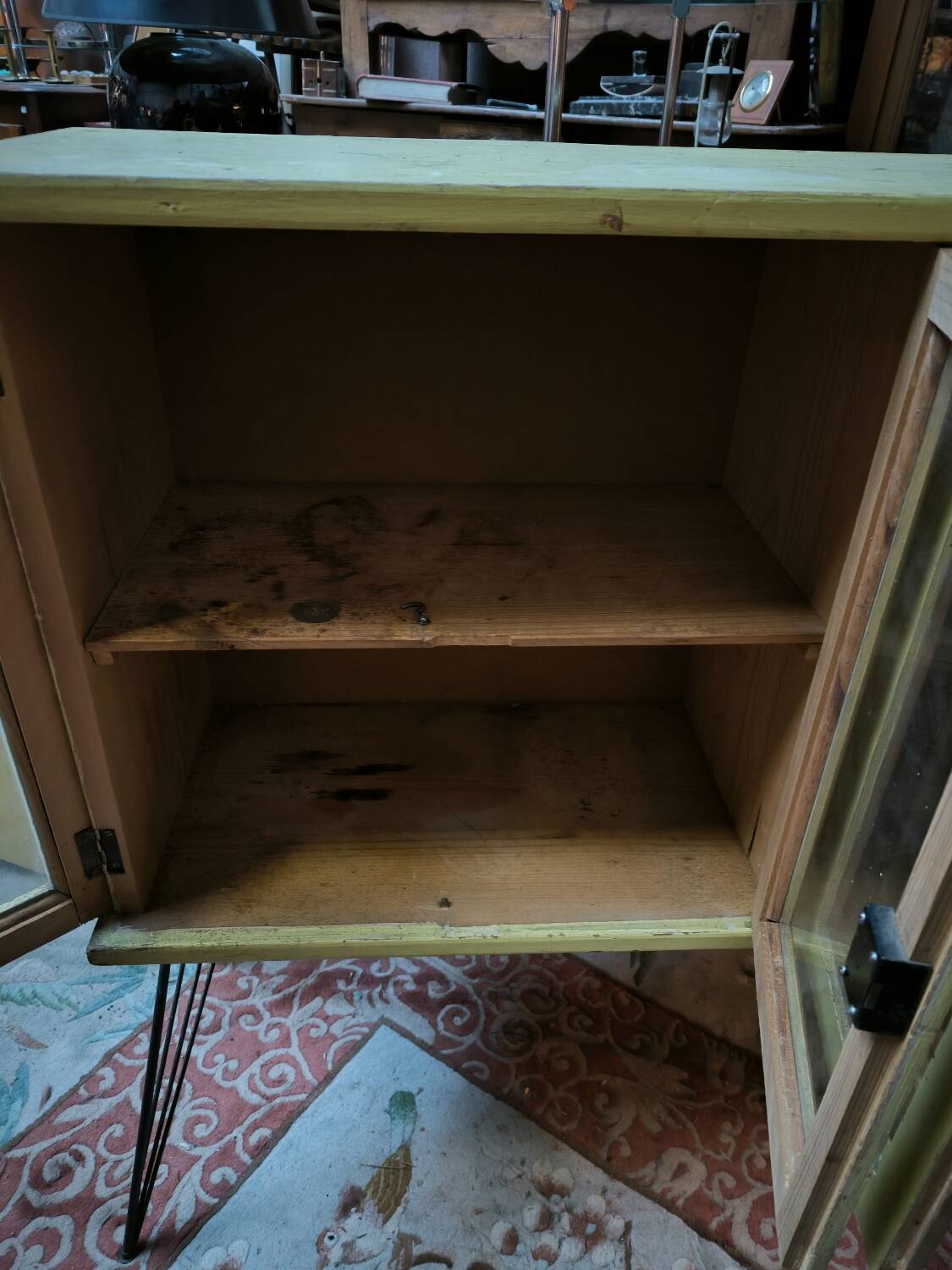 Small glass-fronted suite of rooms circa 1950