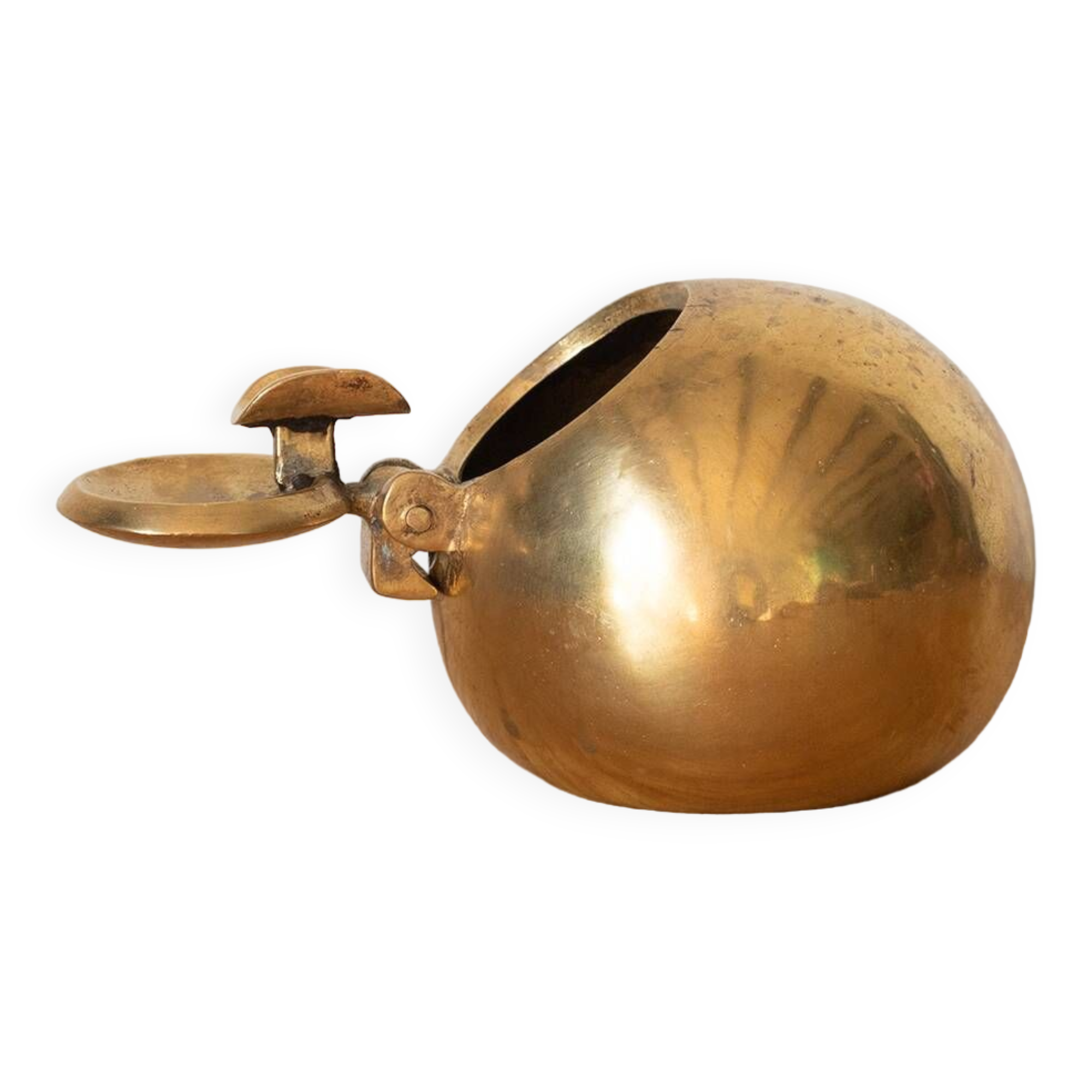 Gilded bronze ashtray by Valenti circa 1950