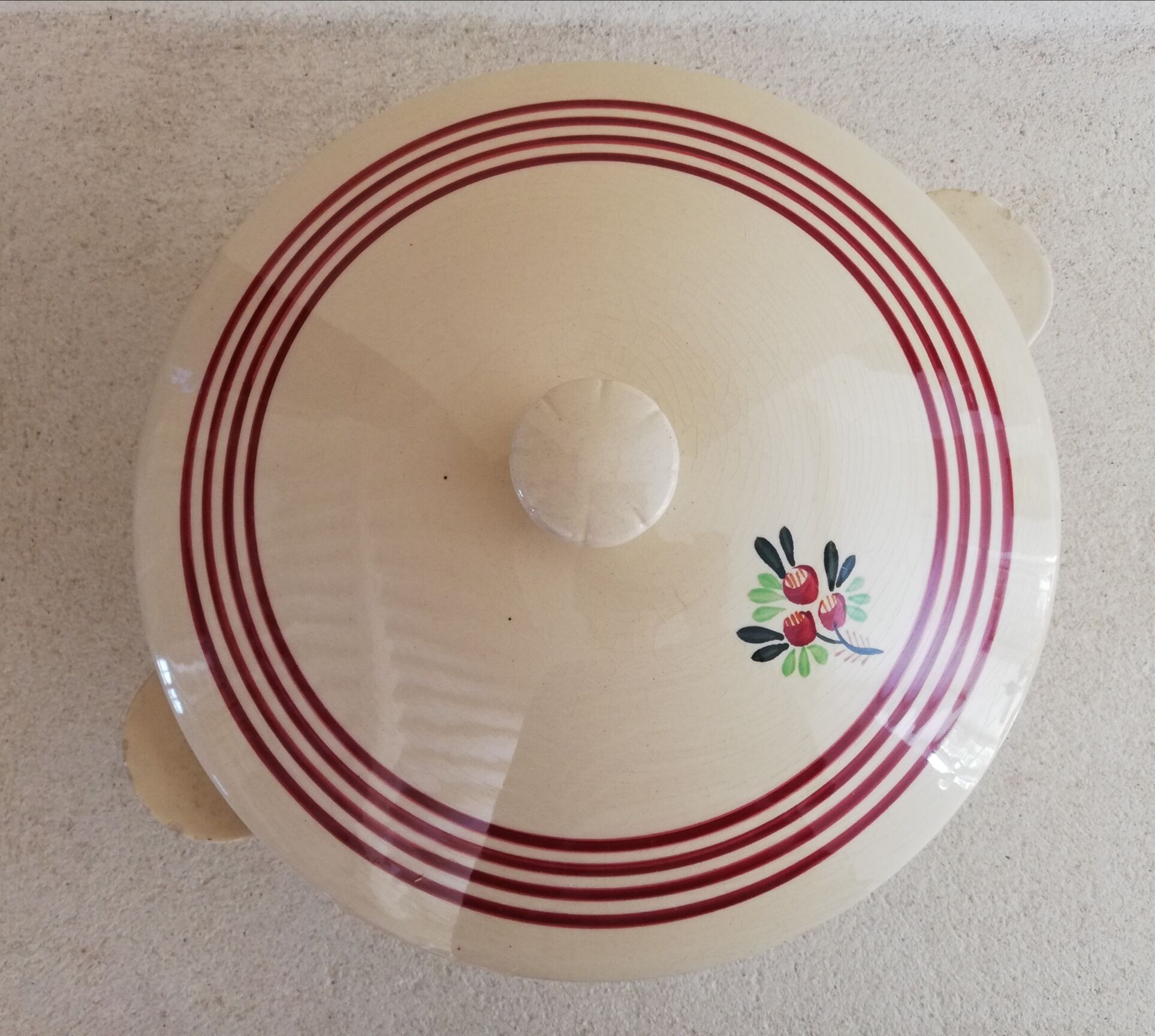 Soup bowl Terre de Fer