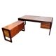 Large executive desk & module, Scandinavian design 1970s