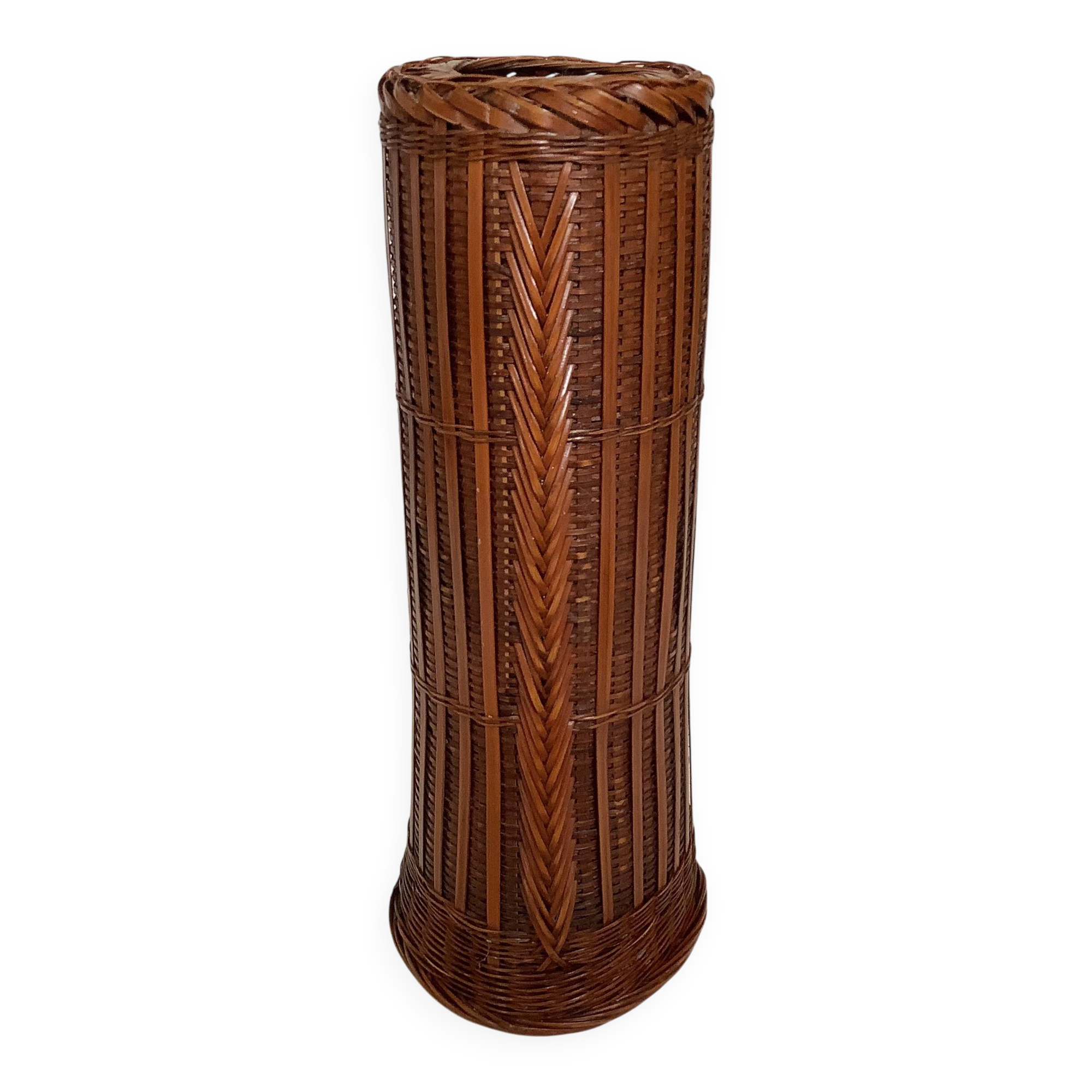 Bamboo woven vase brushpot