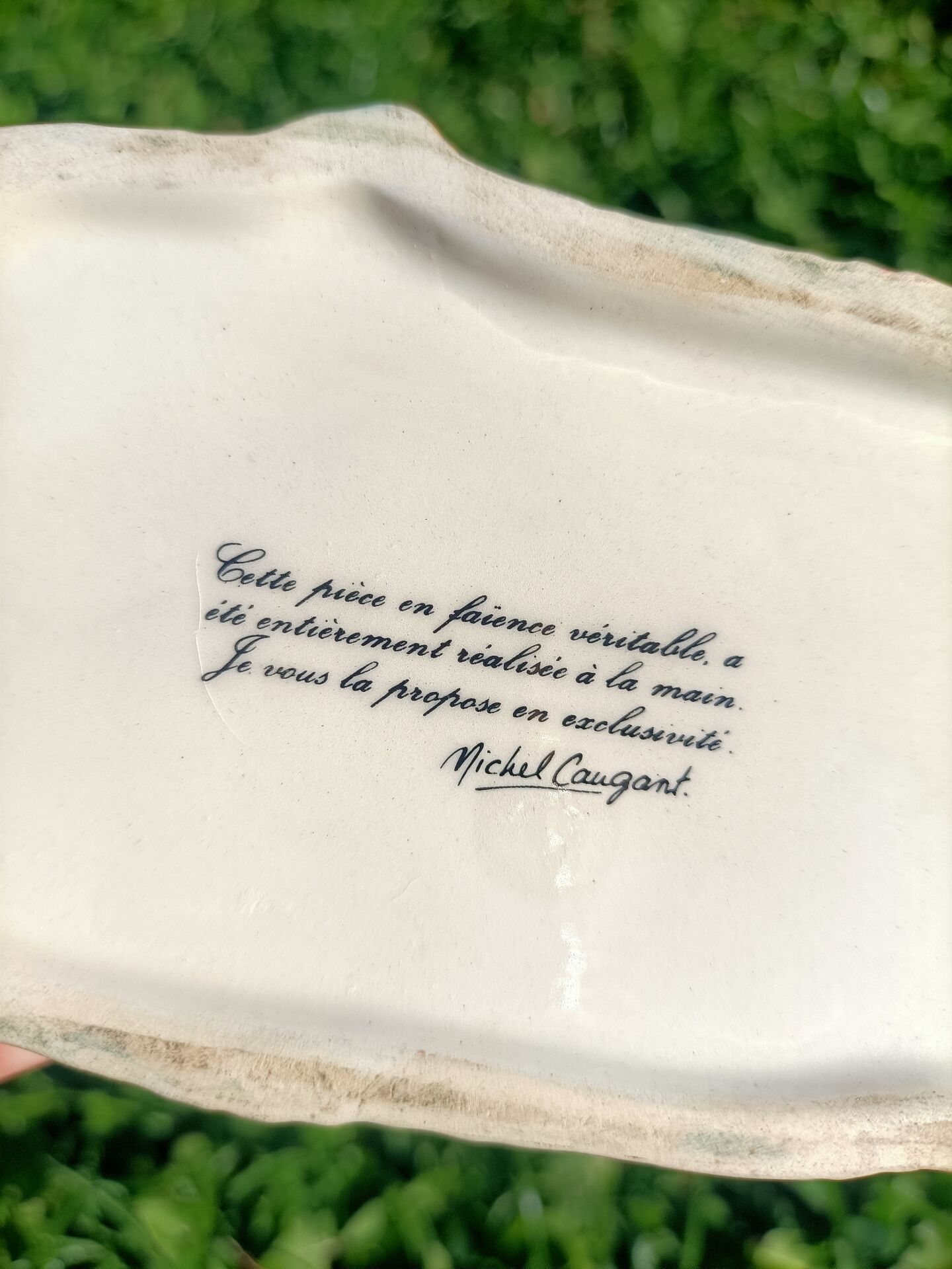 Zoomorphic terrine stamped Michel Caugant 💐