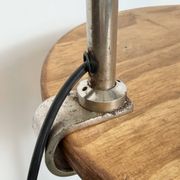 Lampe de table à col de cygne d'atelier industriel, années 1960