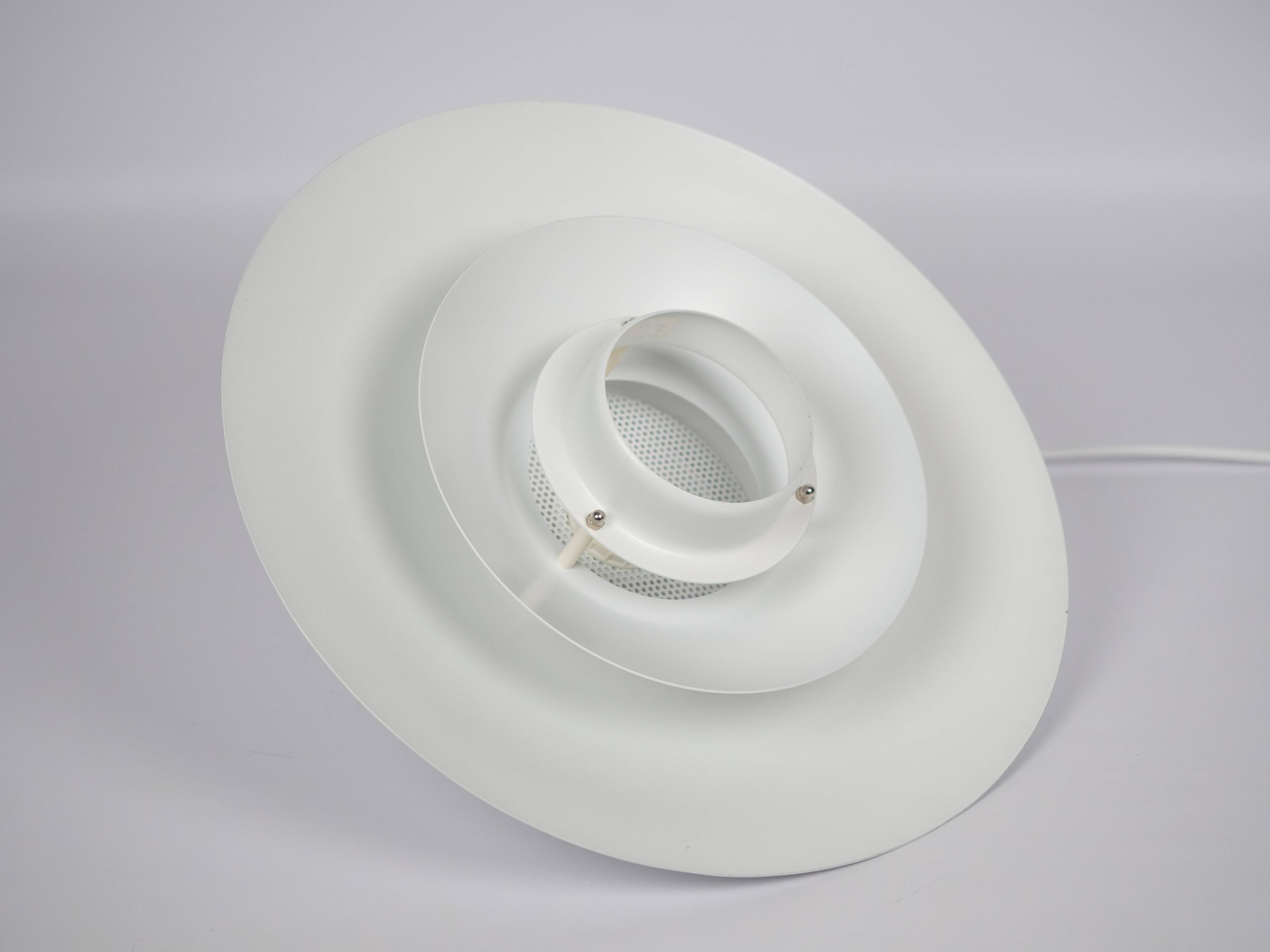 Pair of 2 vintage pendant lamps Volga by Kurt Wiborg, Jeka, 1980s