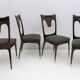 Ico & Luisa Parisi MidCentury Modern Italian Walnut and Bouclè Dining Chair