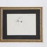Camille Hilaire - Dessin d'une femme