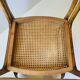 Set de 6 chaises traîneau cannées baumann, années 60