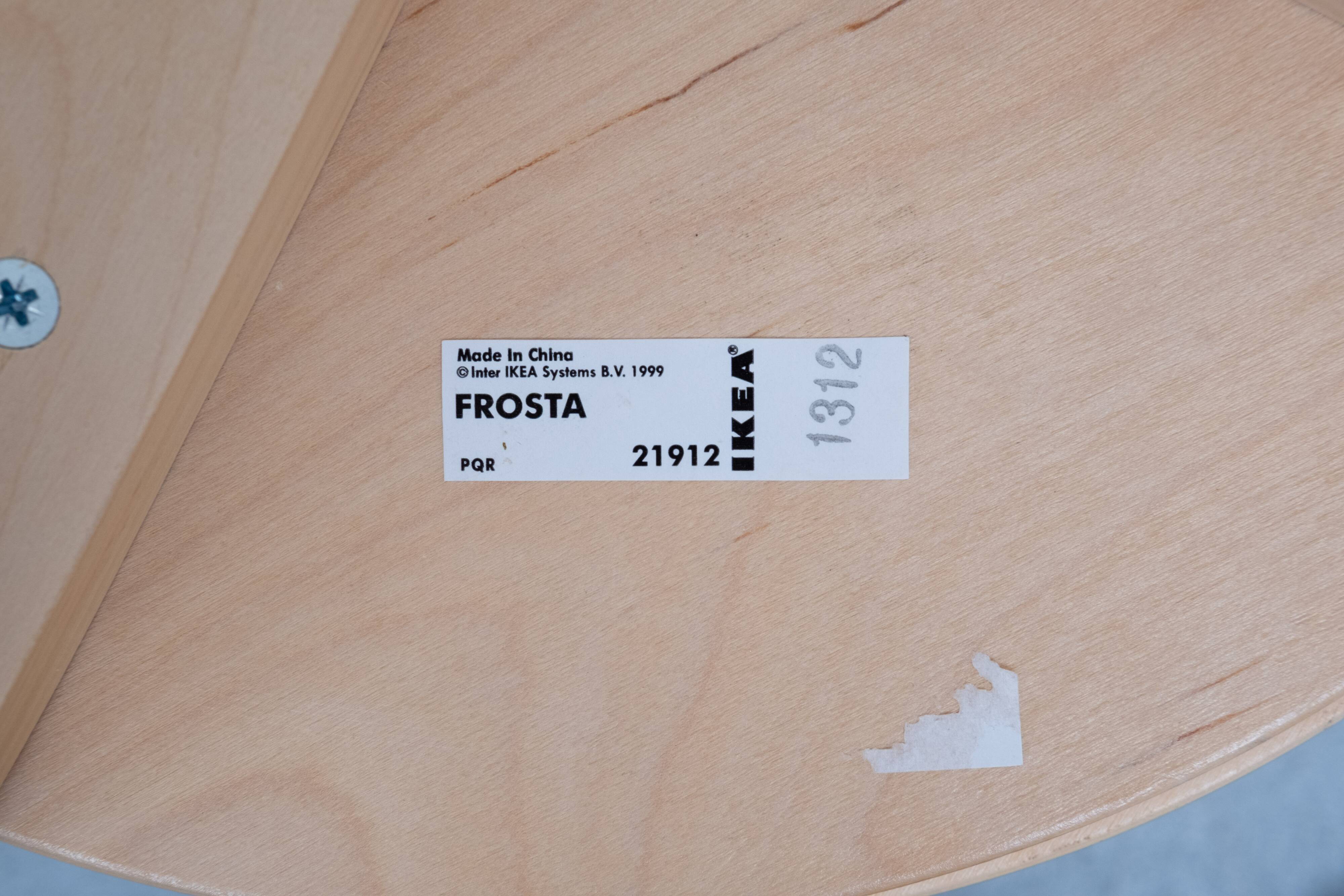 Tabourets Ikea Frosta ensemble de trois années 1980