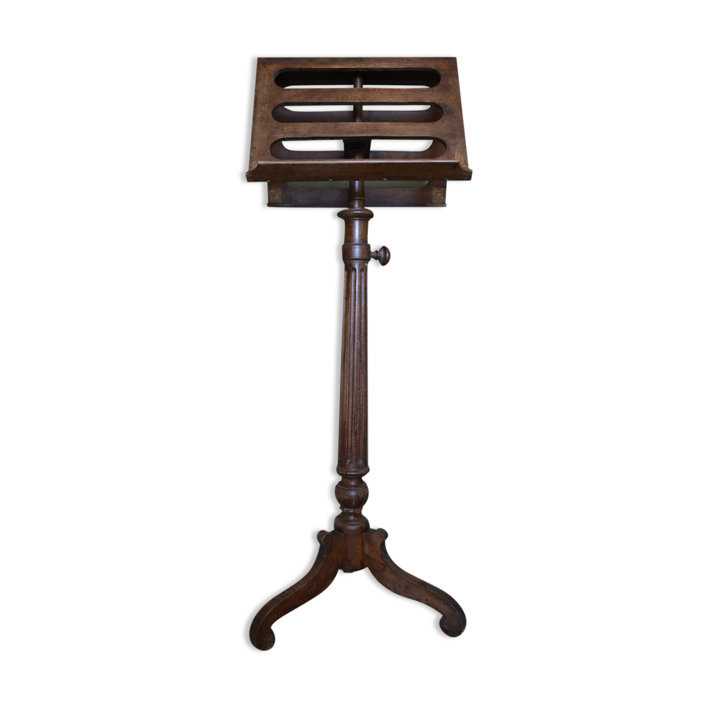 Old double lectern in solid wood