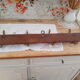 Old wall coat rack 4 patères