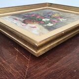 flower vase of a bouquet. Oil on canvas signed by Jean-Jacques Foulon (1923-1980)